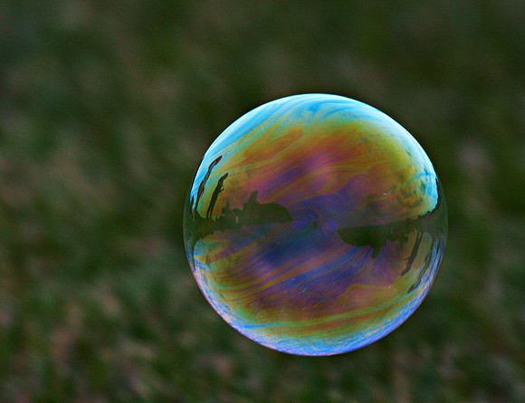 rainbow bubble